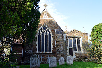 The church from the east April 2015